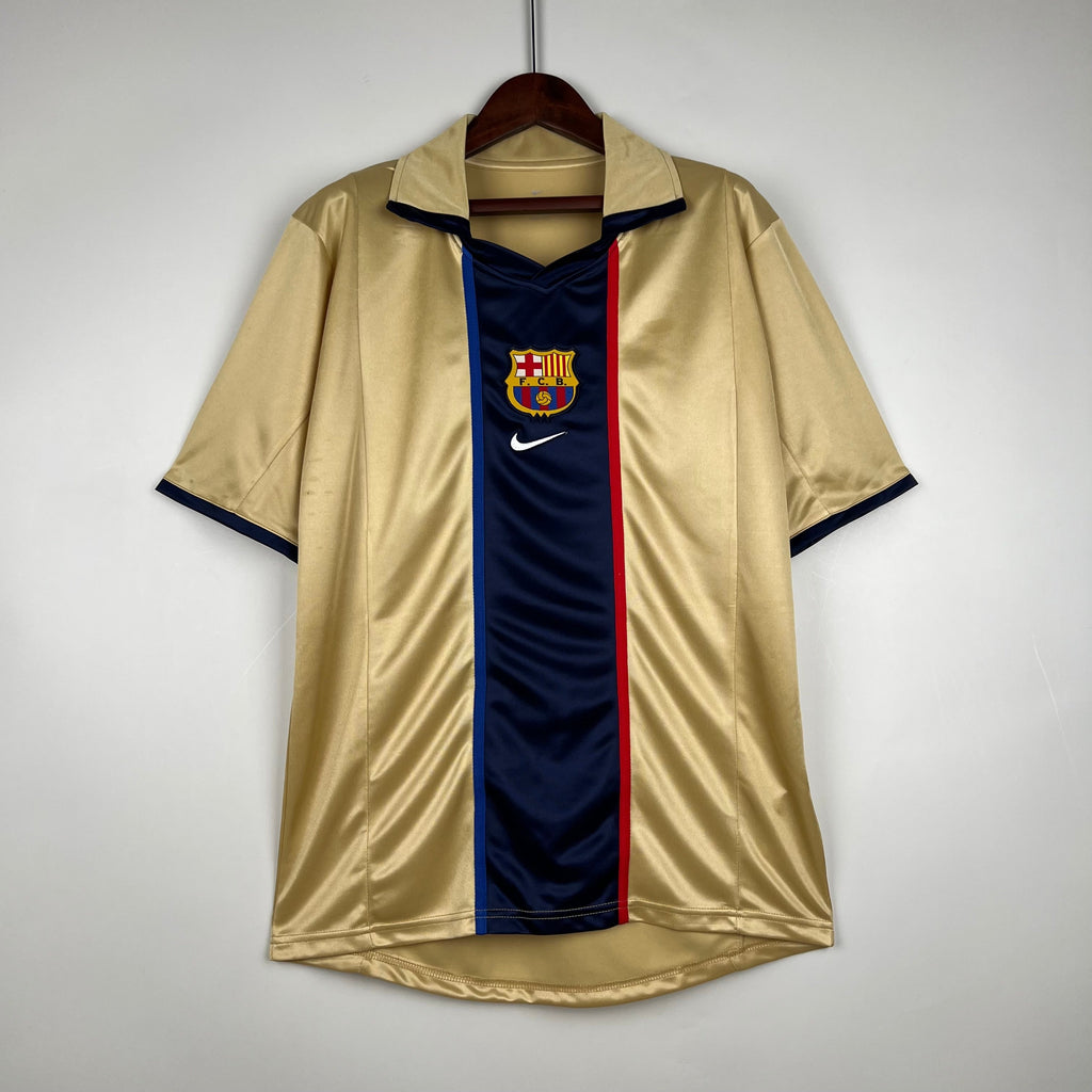 Camisa Retrô Barcelona 2002/03 Masculina