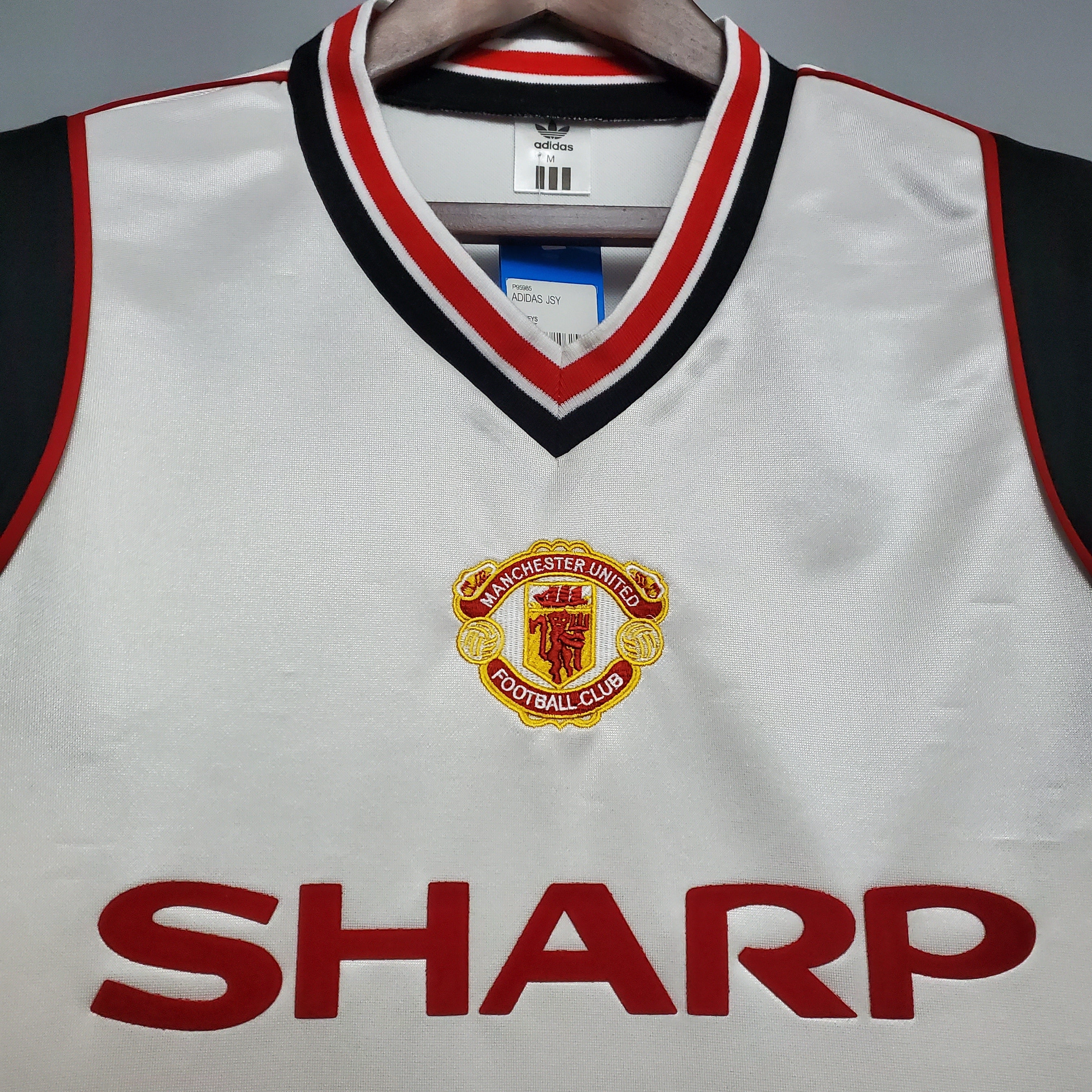 Camisa Retrô Manchester United 1985 Masculina