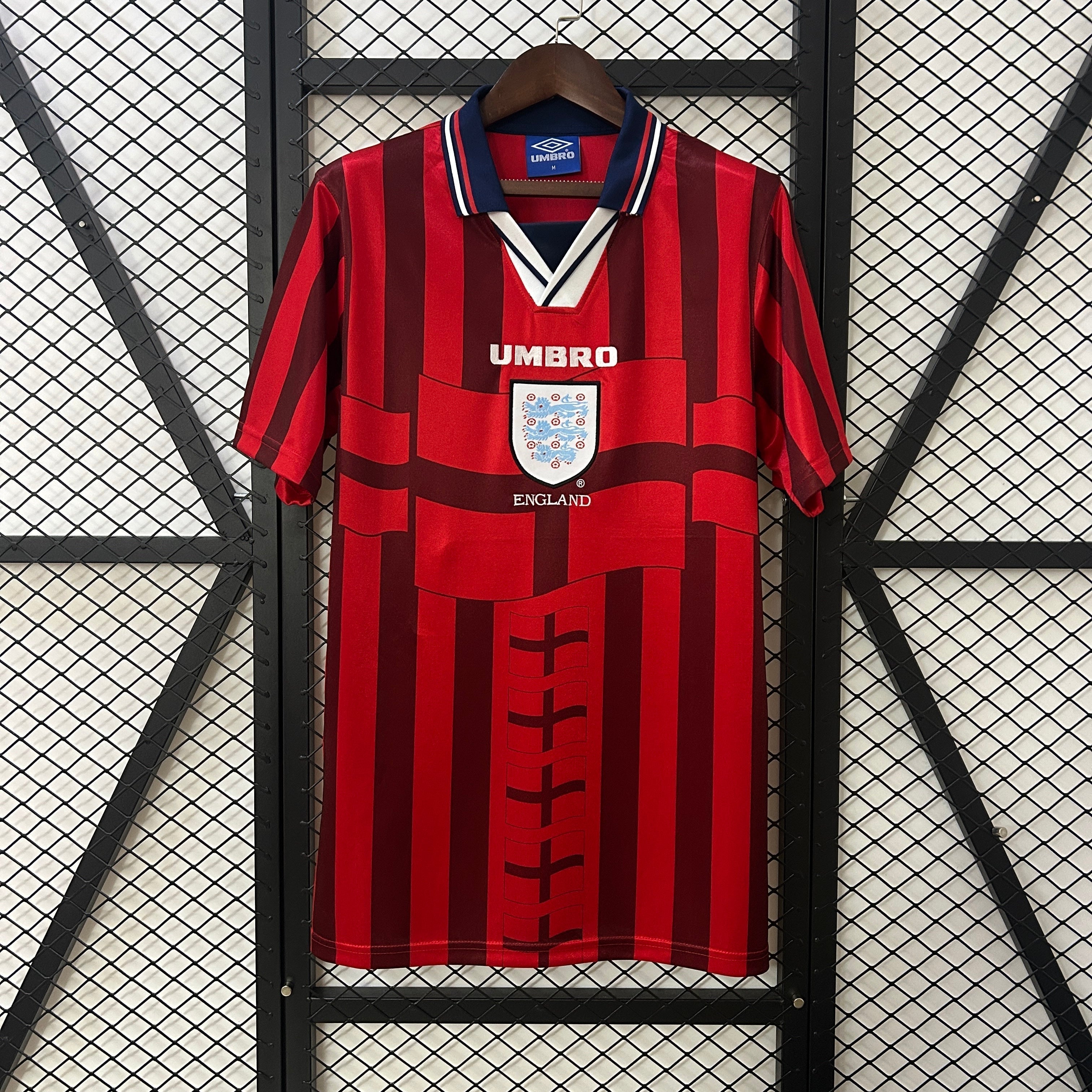 Camisa Retrô Inglaterra 1998 Masculina