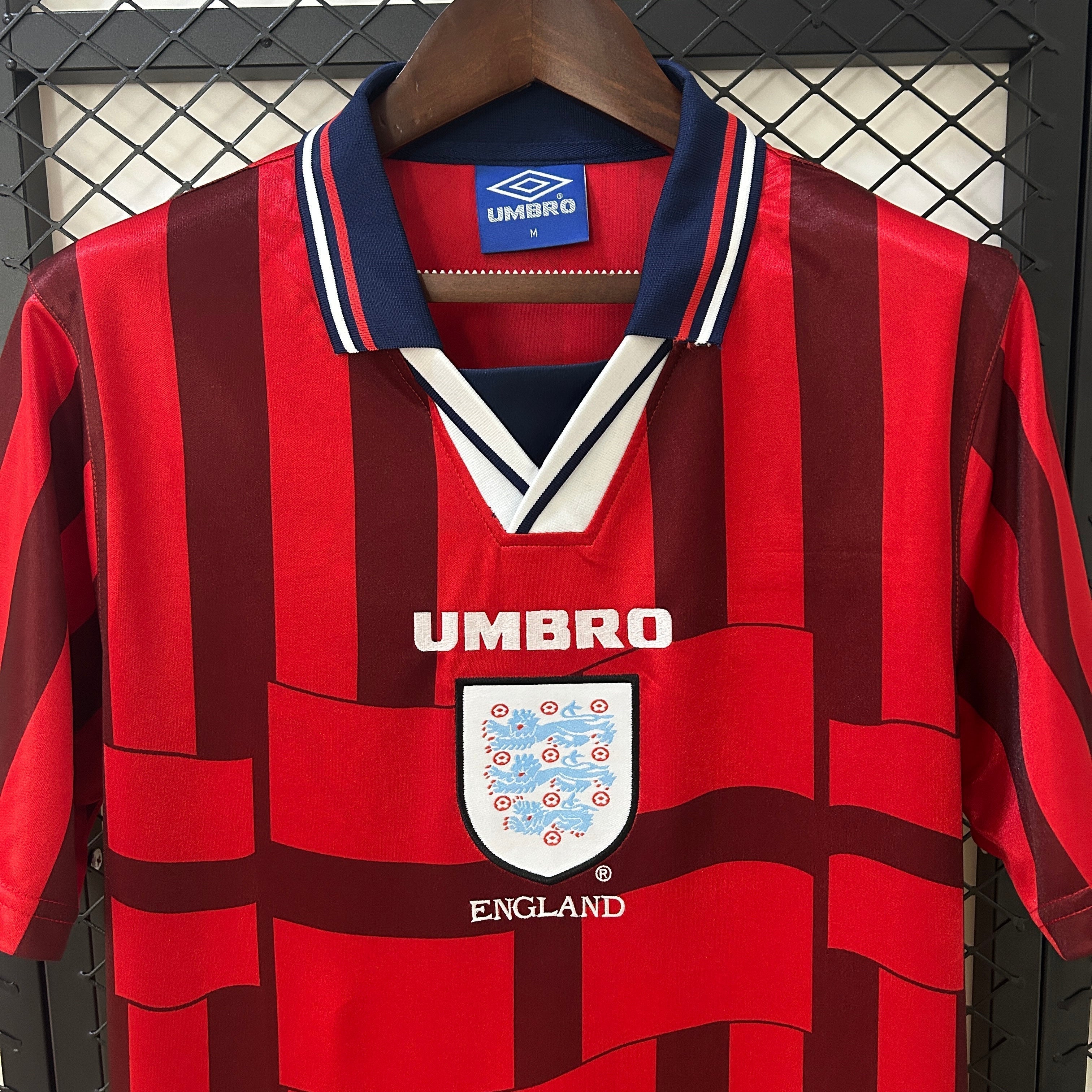 Camisa Retrô Inglaterra 1998 Masculina