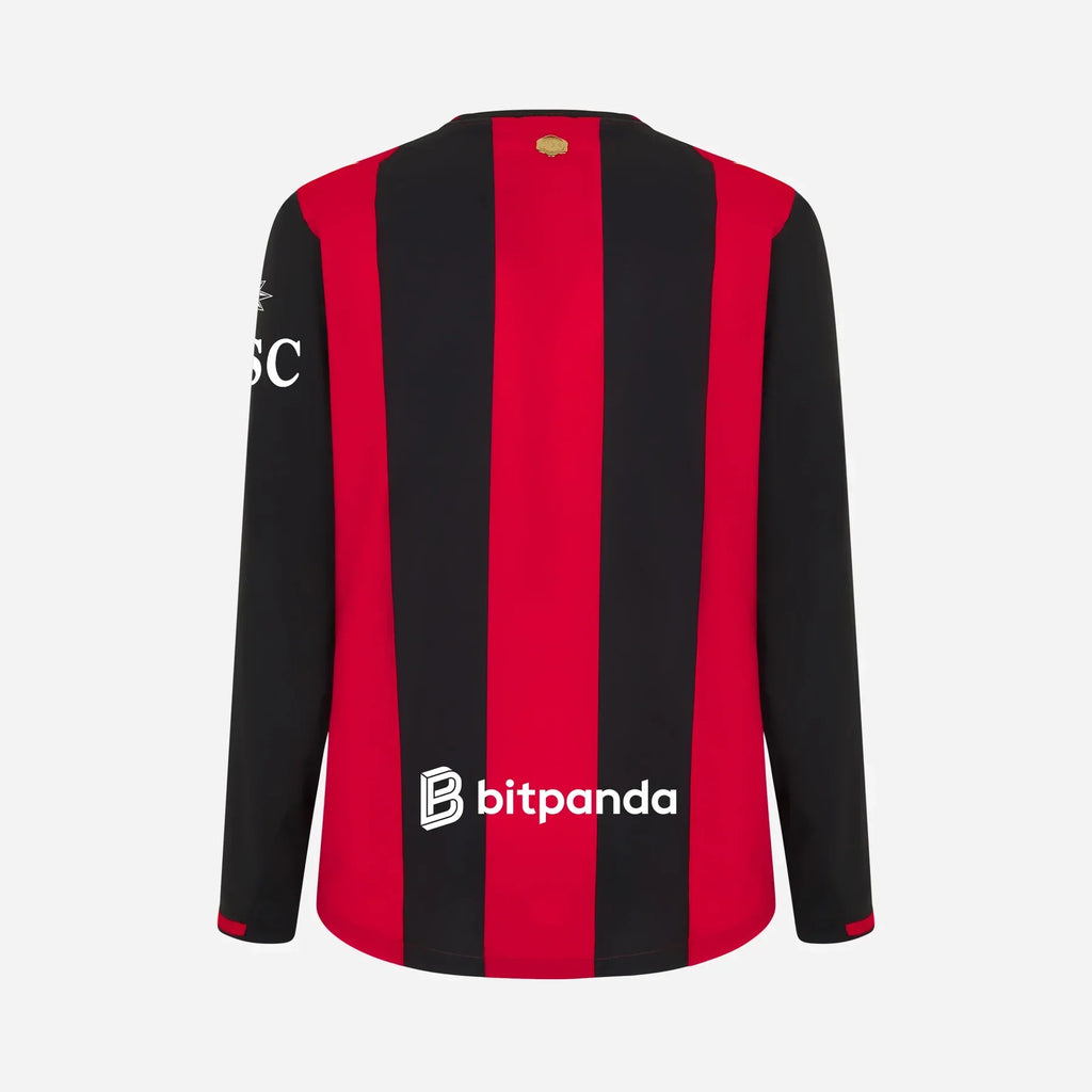 Camisa I Manga Longa Milan 2026/27 Jogador Masculina
