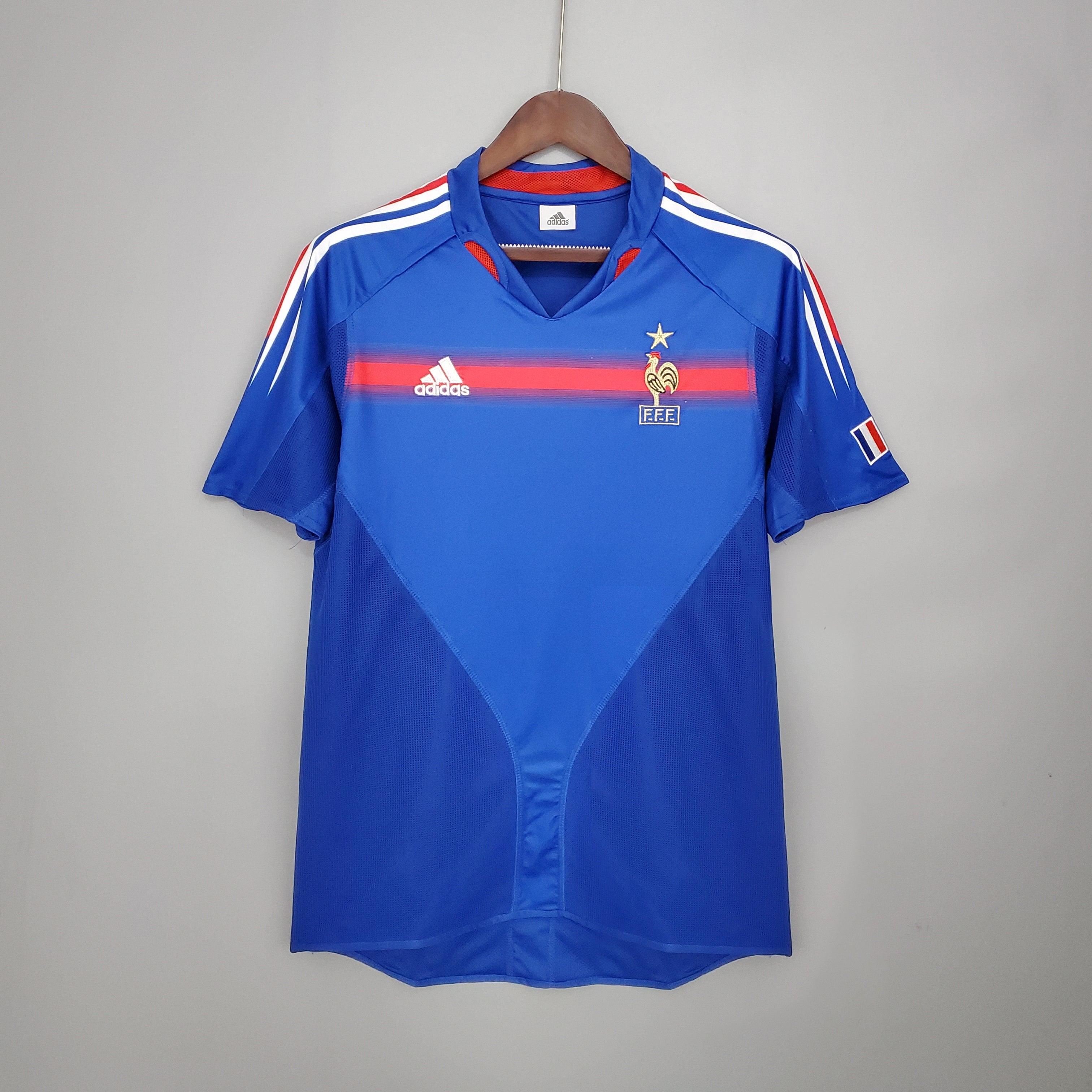 Camisa Retrô França I 2004 Masculina