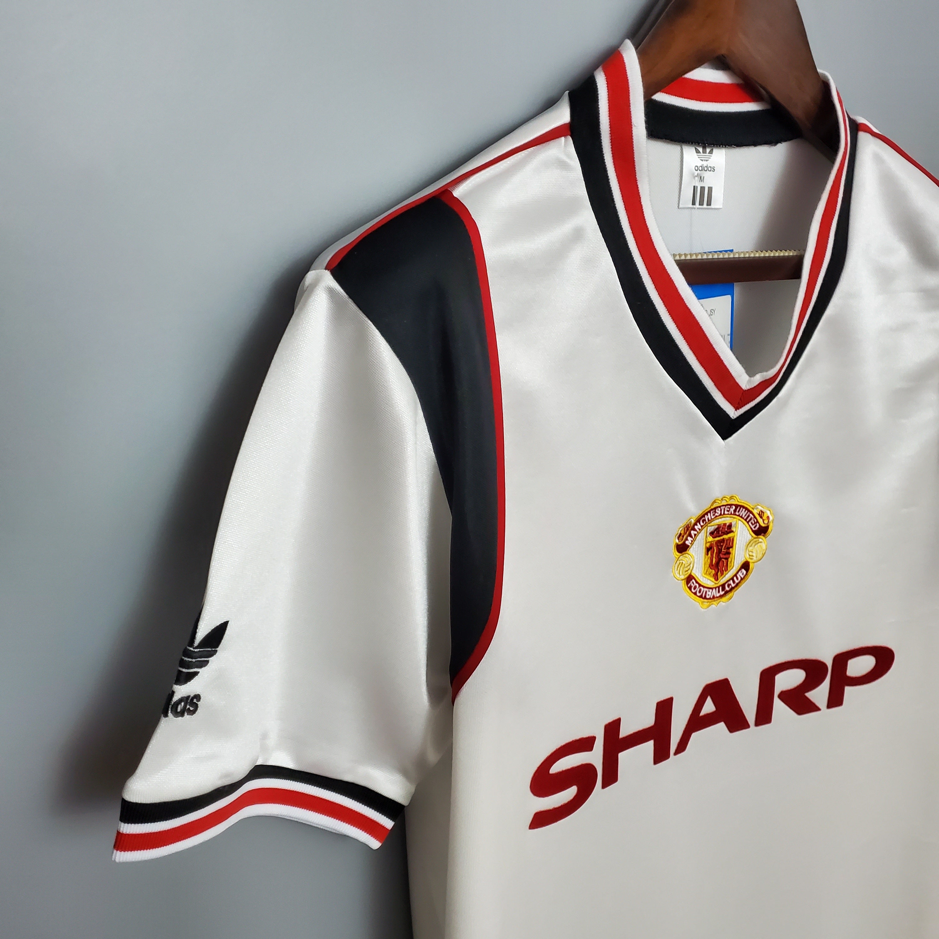 Camisa Retrô Manchester United 1985 Masculina