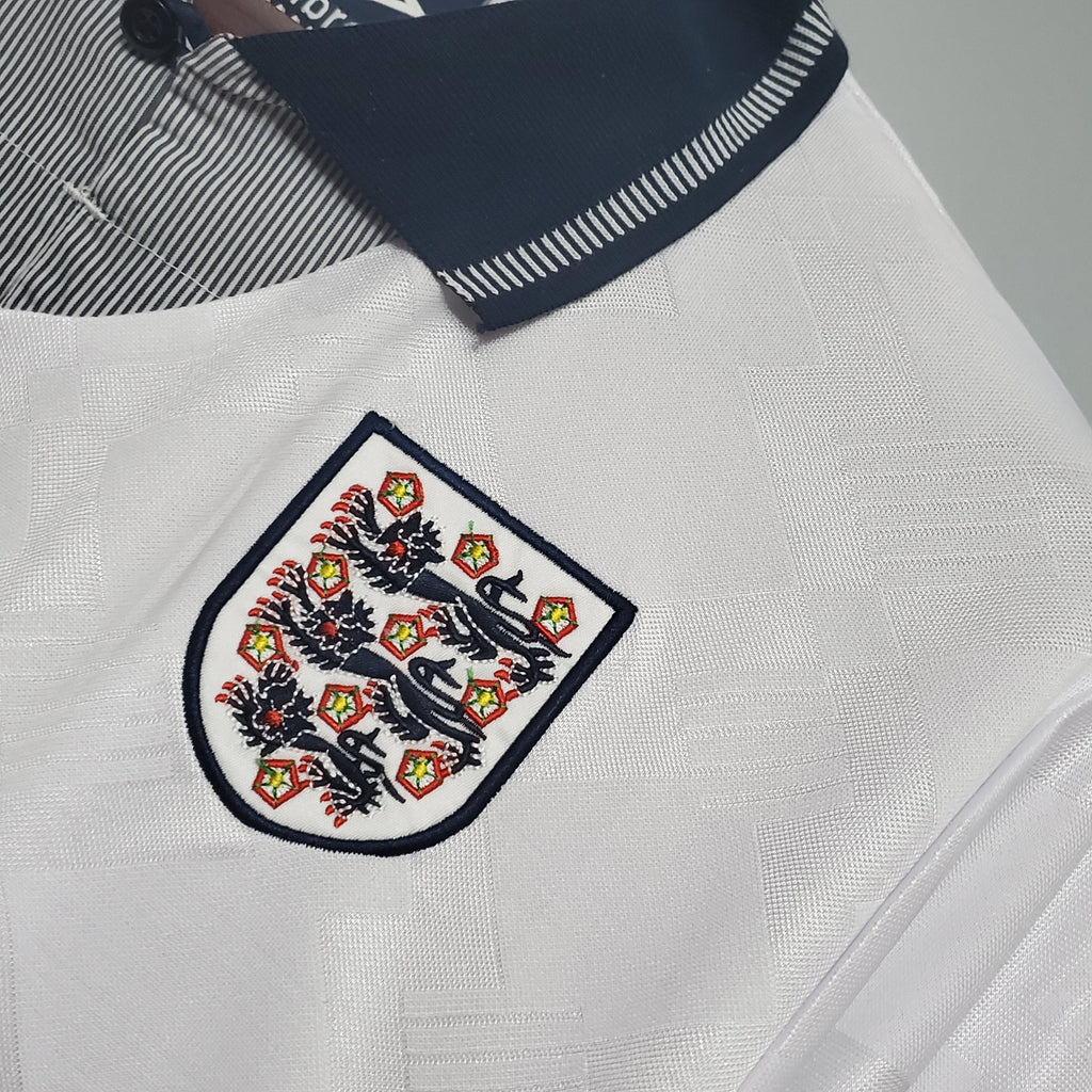 Camisa Retrô Inglaterra 1990 Masculina