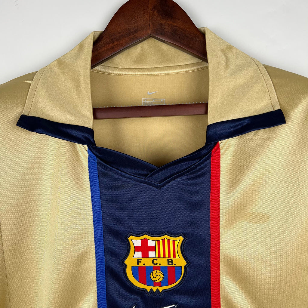 Camisa Retrô Barcelona II 2002/03 Masculina