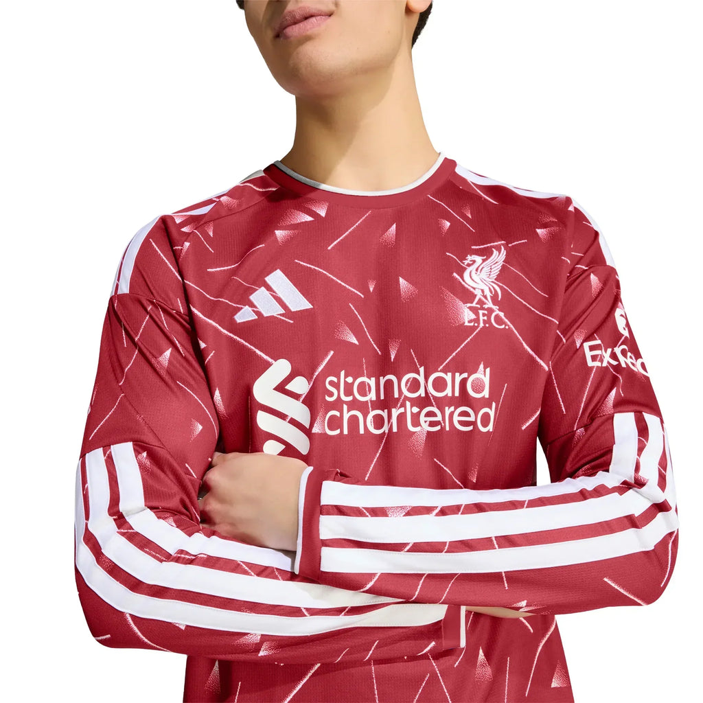 Camisa I Manga Longa Liverpool 2026/27 Jogador Masculina