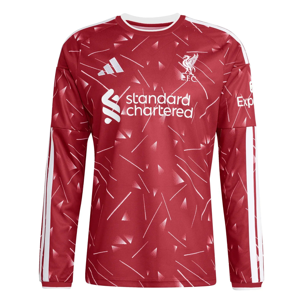 Camisa I Manga Longa Liverpool 2026/27 Jogador Masculina
