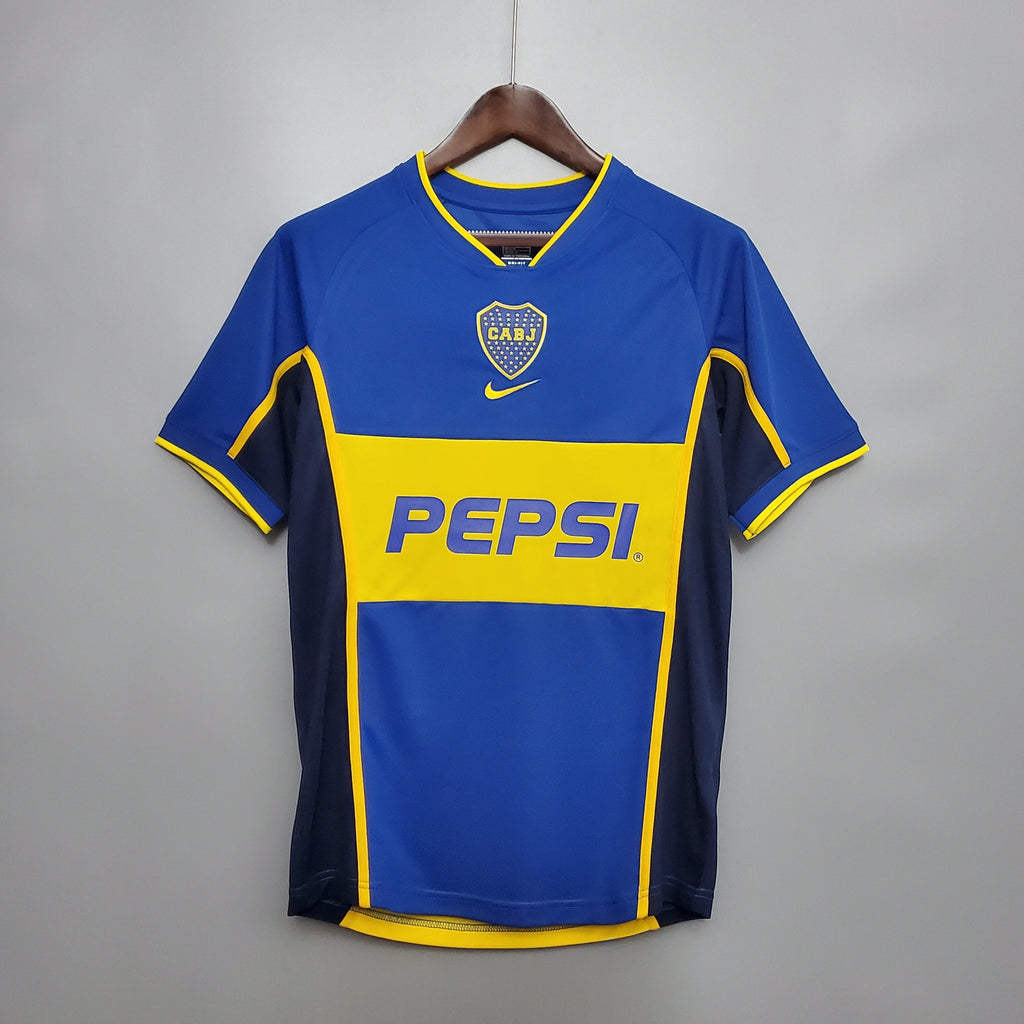 Camisa Retrô Boca Juniors 2001/02 Masculina
