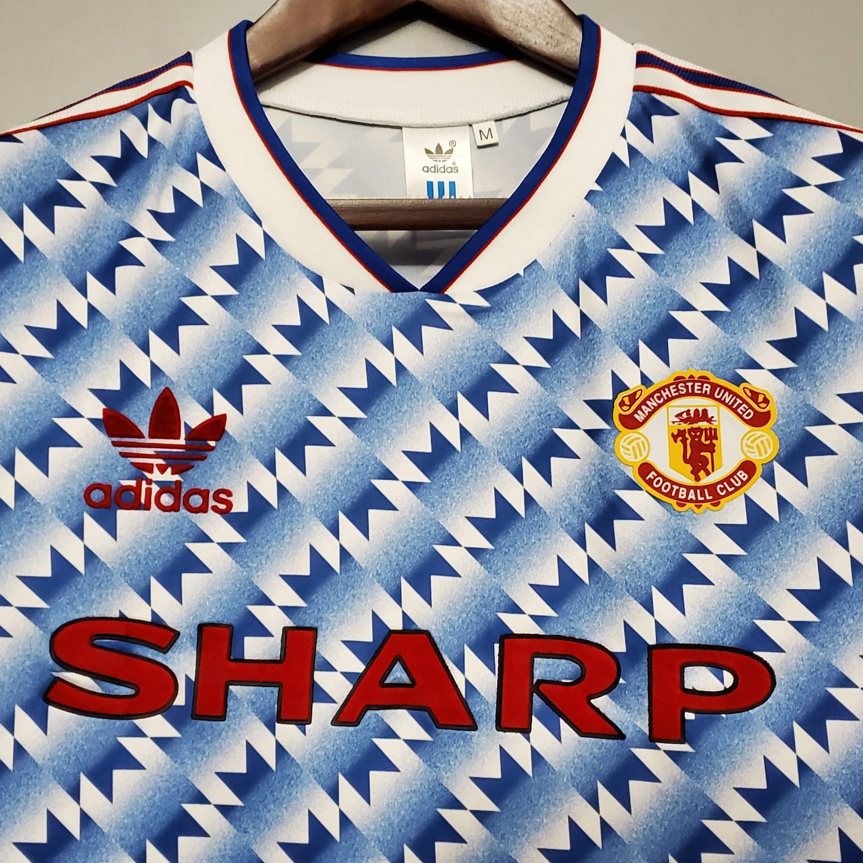 Camisa Retrô Manchester United 1990/92 Masculina