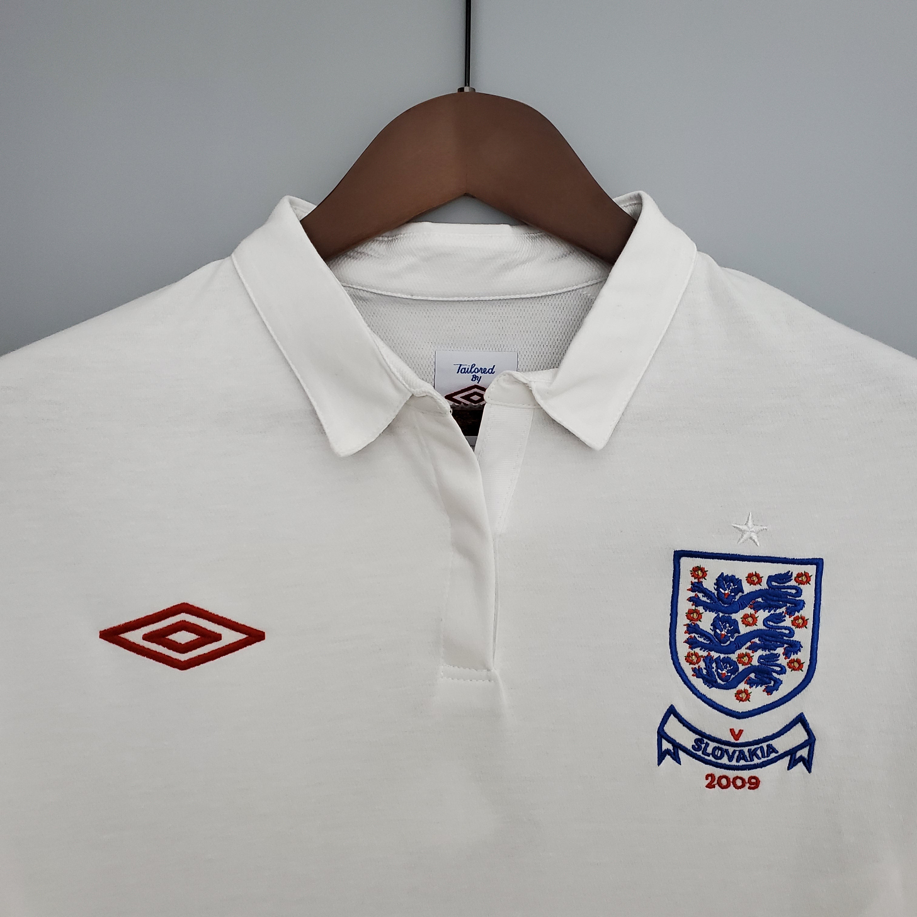 Camisa Retrô Inglaterra 2010 Masculina